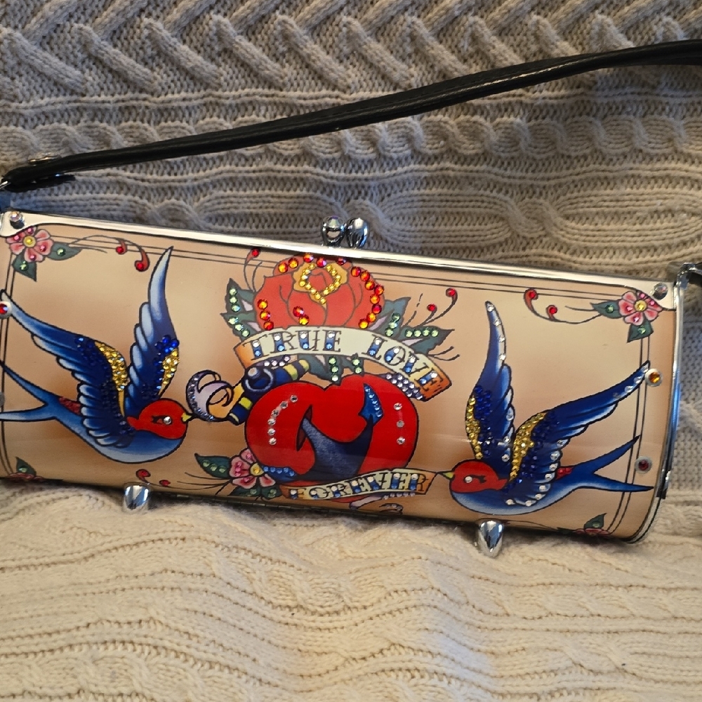 Little earth true love forever purse With swarovski crystals
